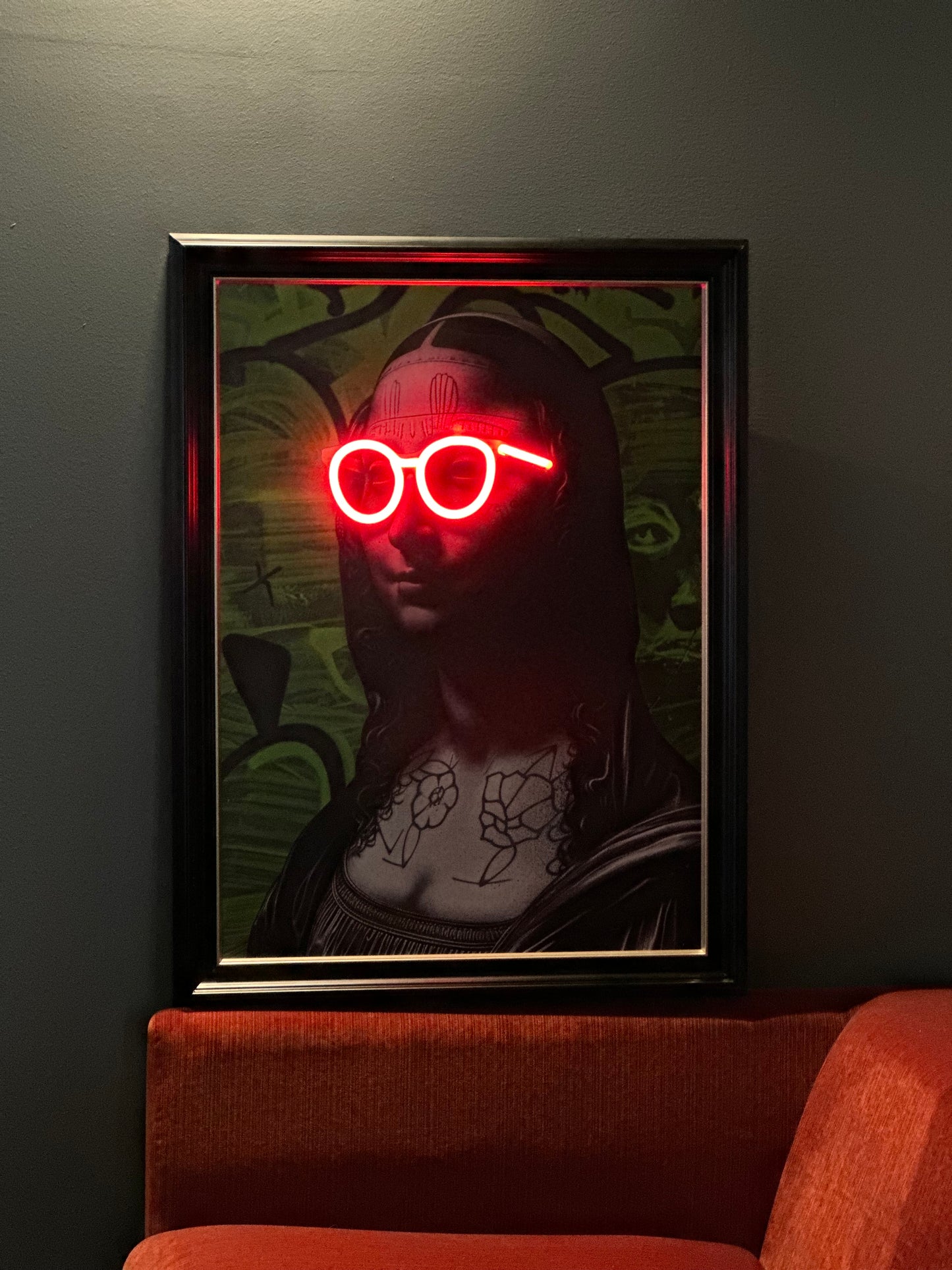 Ink Mona Luminous Artwork - Limited Edition