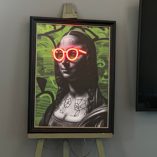 Ink Mona Luminous Artwork - Limited Edition