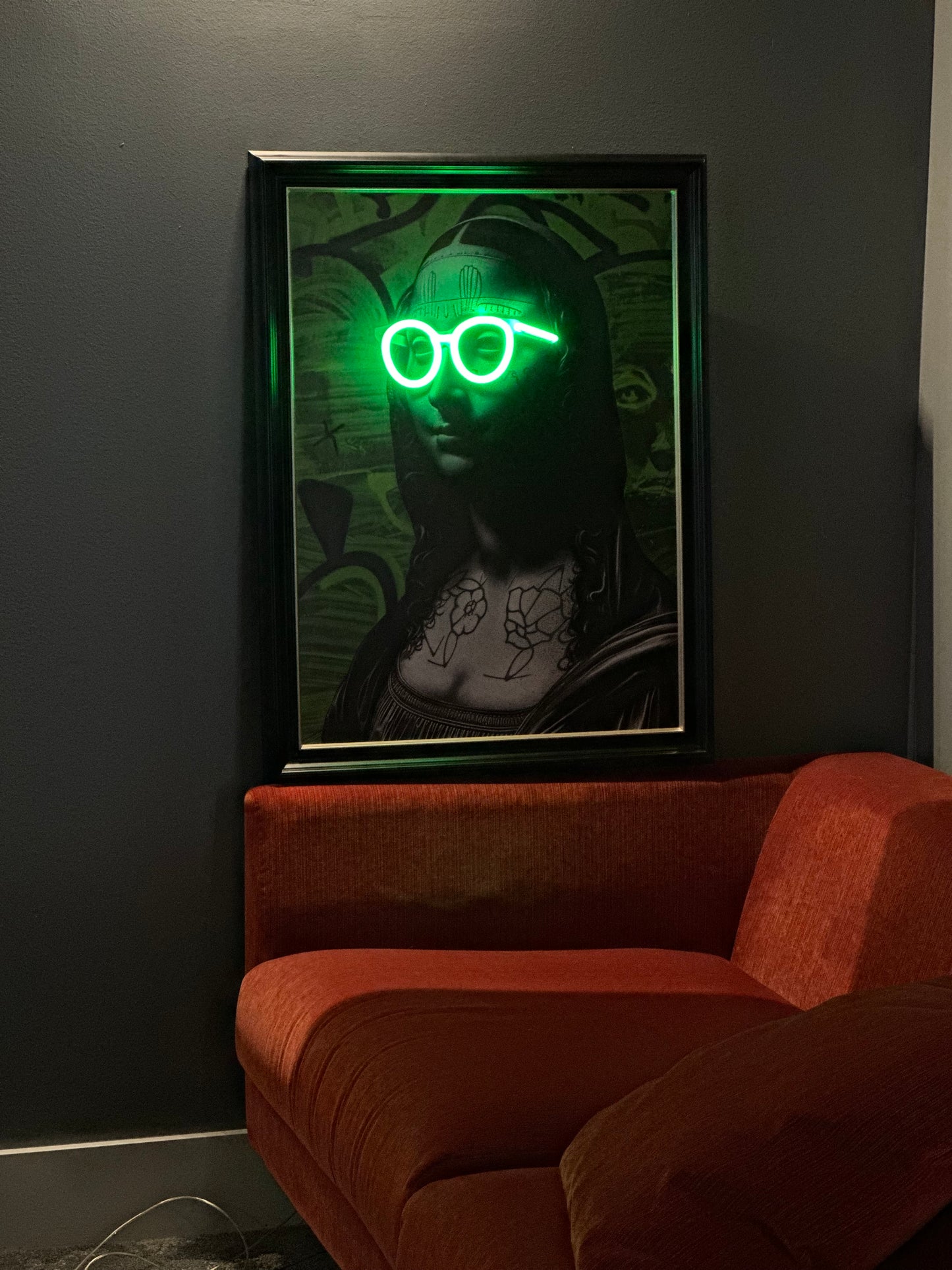 Ink Mona Luminous Artwork - Limited Edition